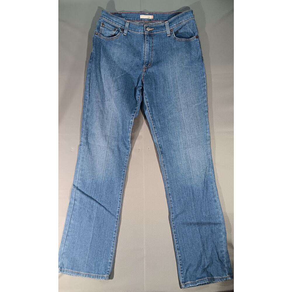 Levi's 550 Relaxed Fit Bootcut Jeans 30x33 Women's Blue Denim Stretch rodeo